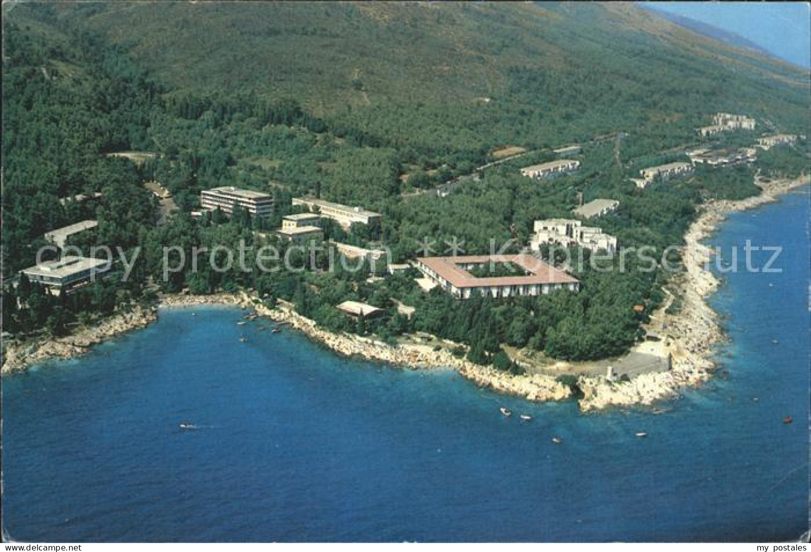 Rabac Kroatien Fliegeraufnahme