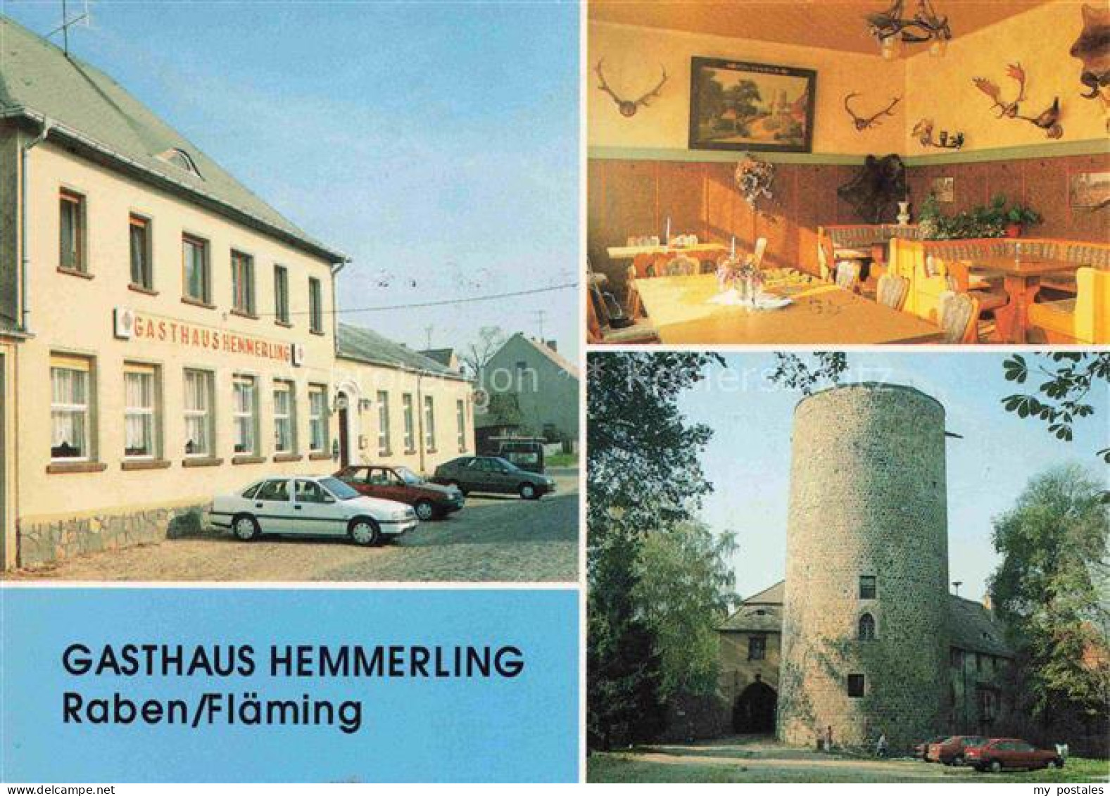 Raben Niemegk Gasthaus Hemmerling Gastraum Runder Turm
