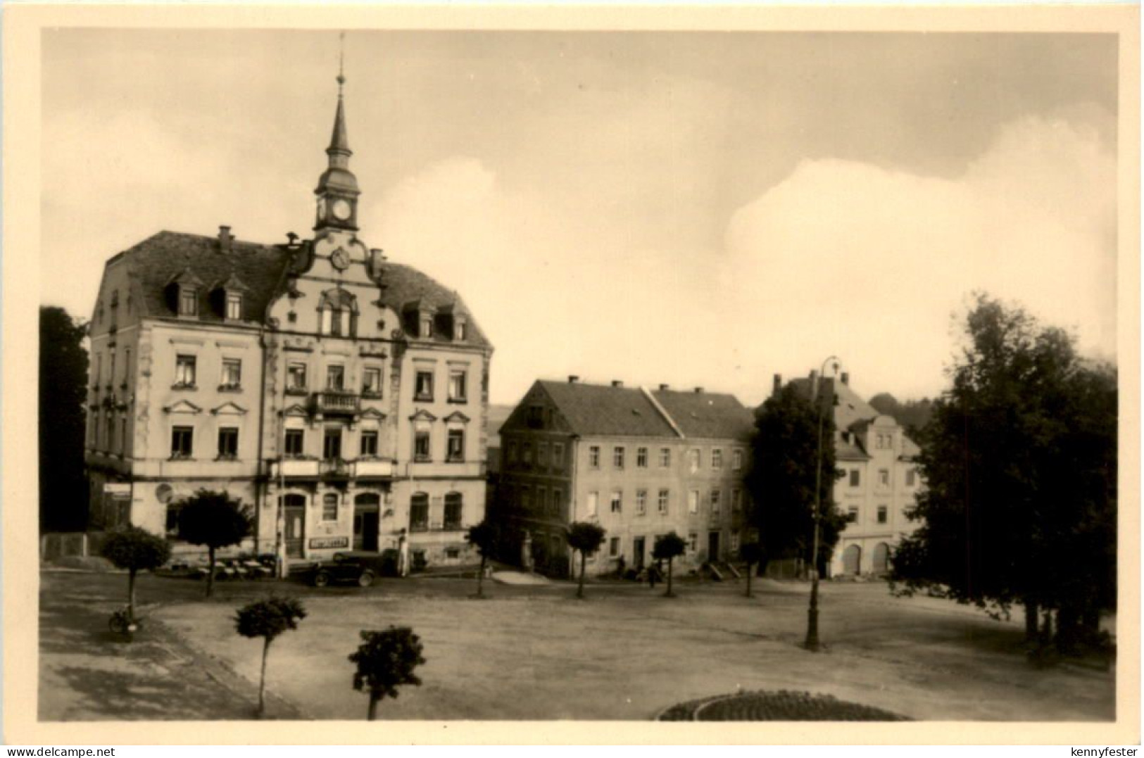 Rabenau, Rathaus und Marktplatz
