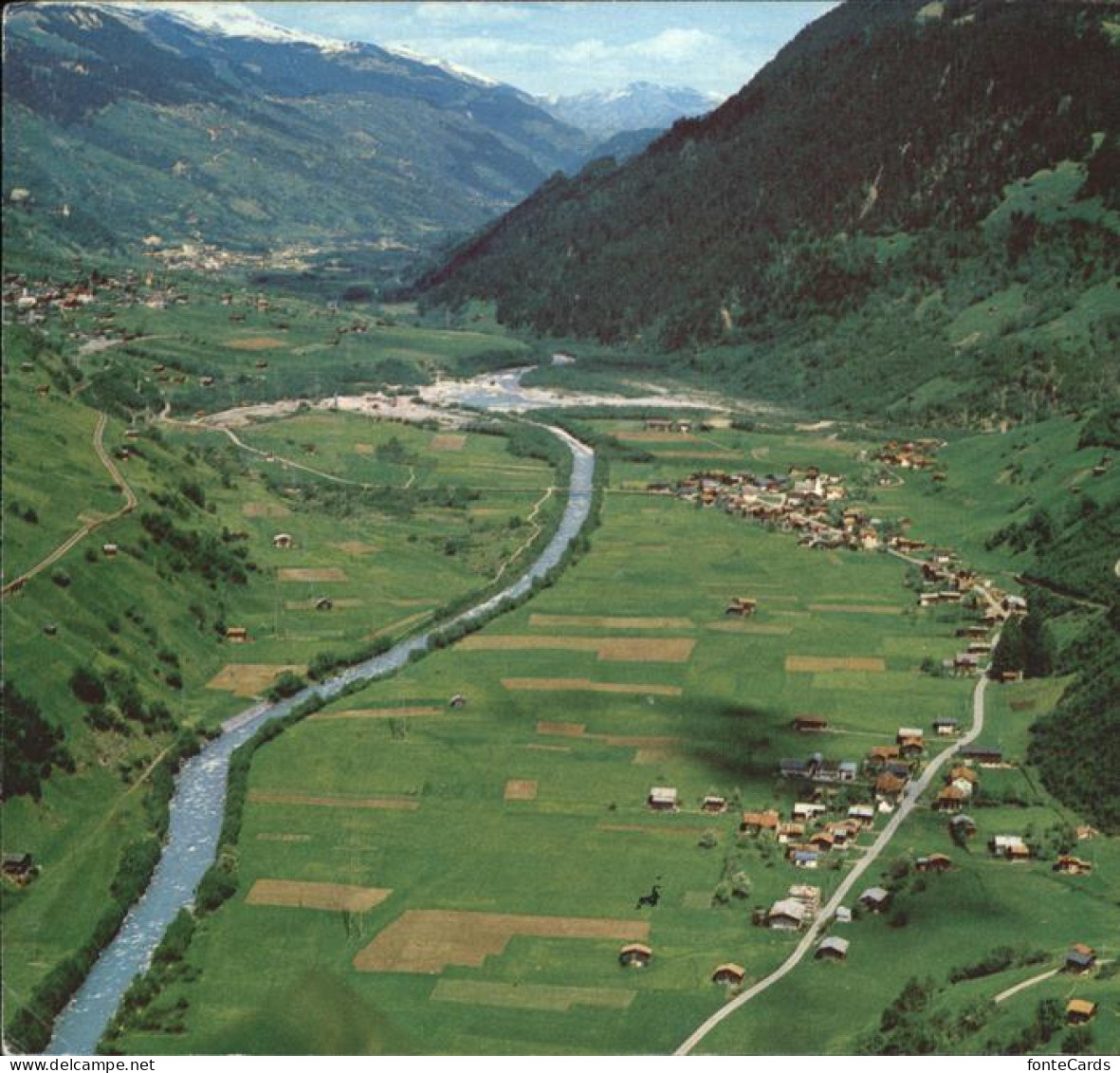 Rabius Fliegeraufnahme Trun