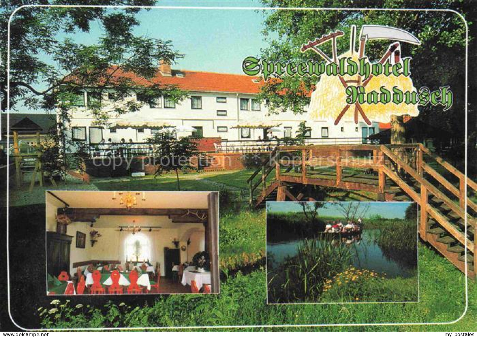 Raddusch Vetschau Spreewald Brandenburg Spreewaldhotel-Raddusch Restaurant Spree