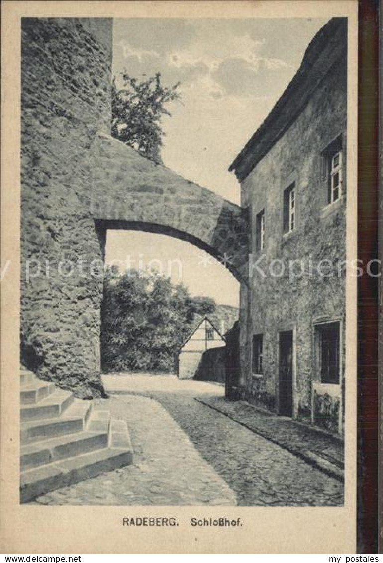 Radeberg Sachsen Schlosshof