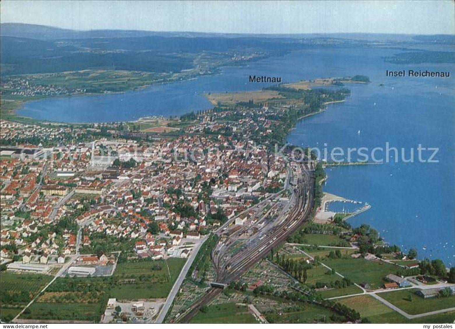 Radolfzell Bodensee Fliegeraufnahme