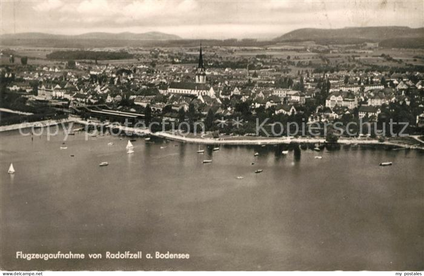Radolfzell Bodensee Fliegeraufnahme