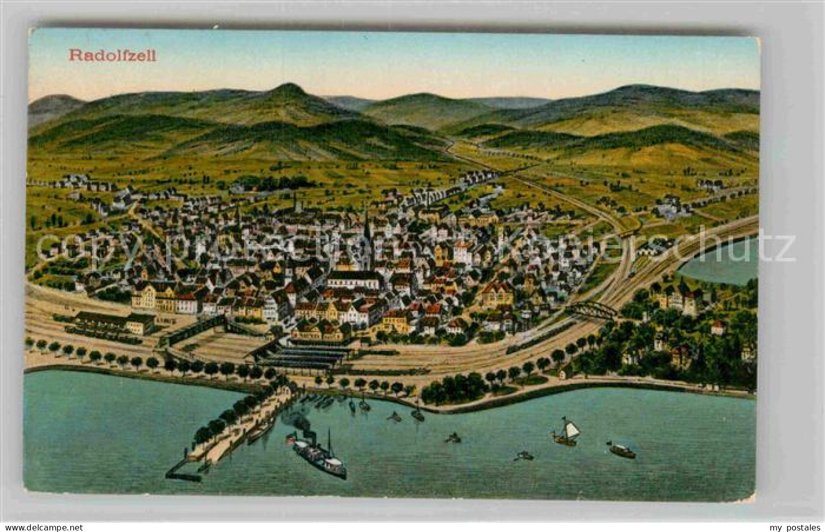Radolfzell Bodensee Fliegeraufnahme