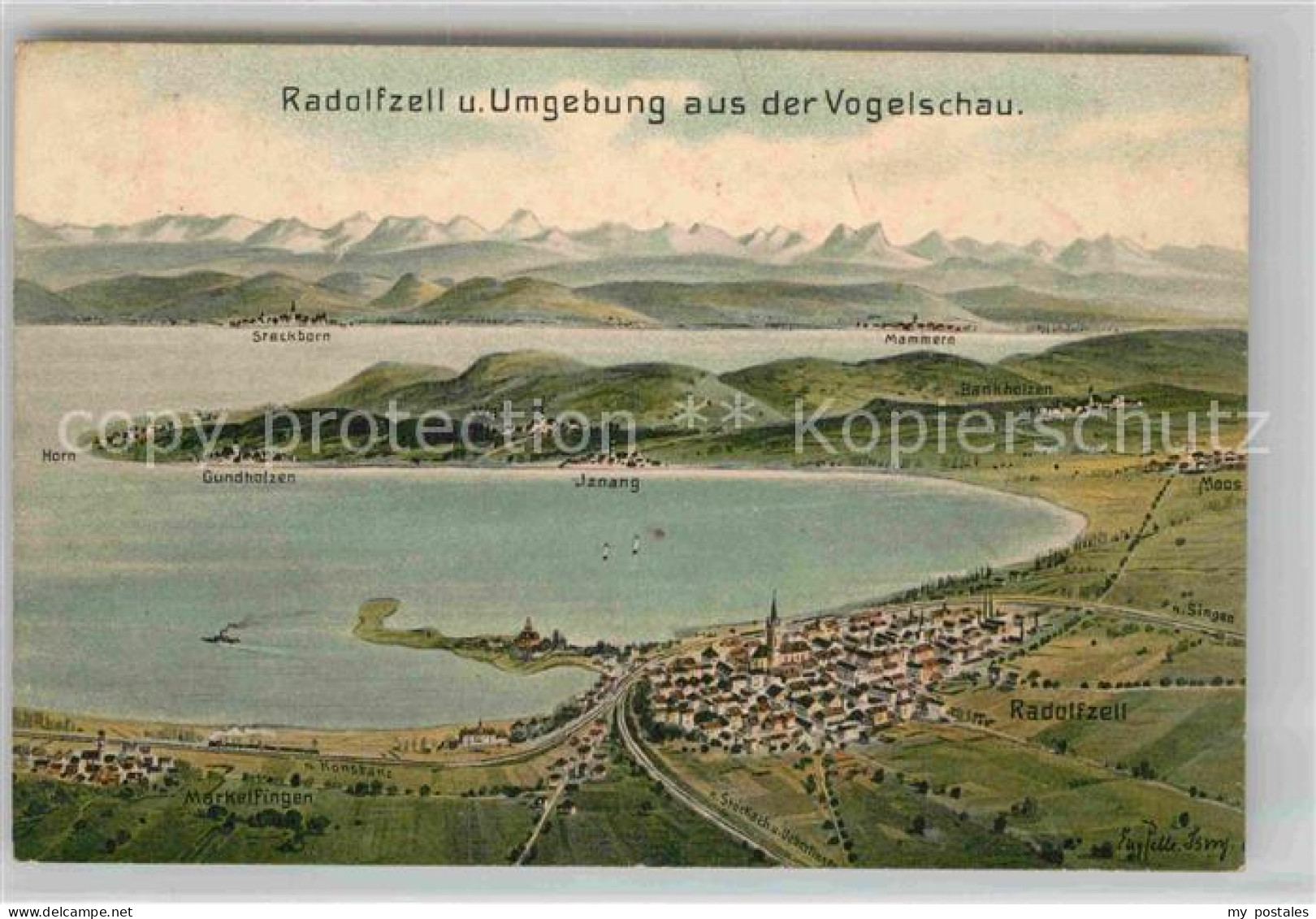 Radolfzell Bodensee Vogelschauperspektive