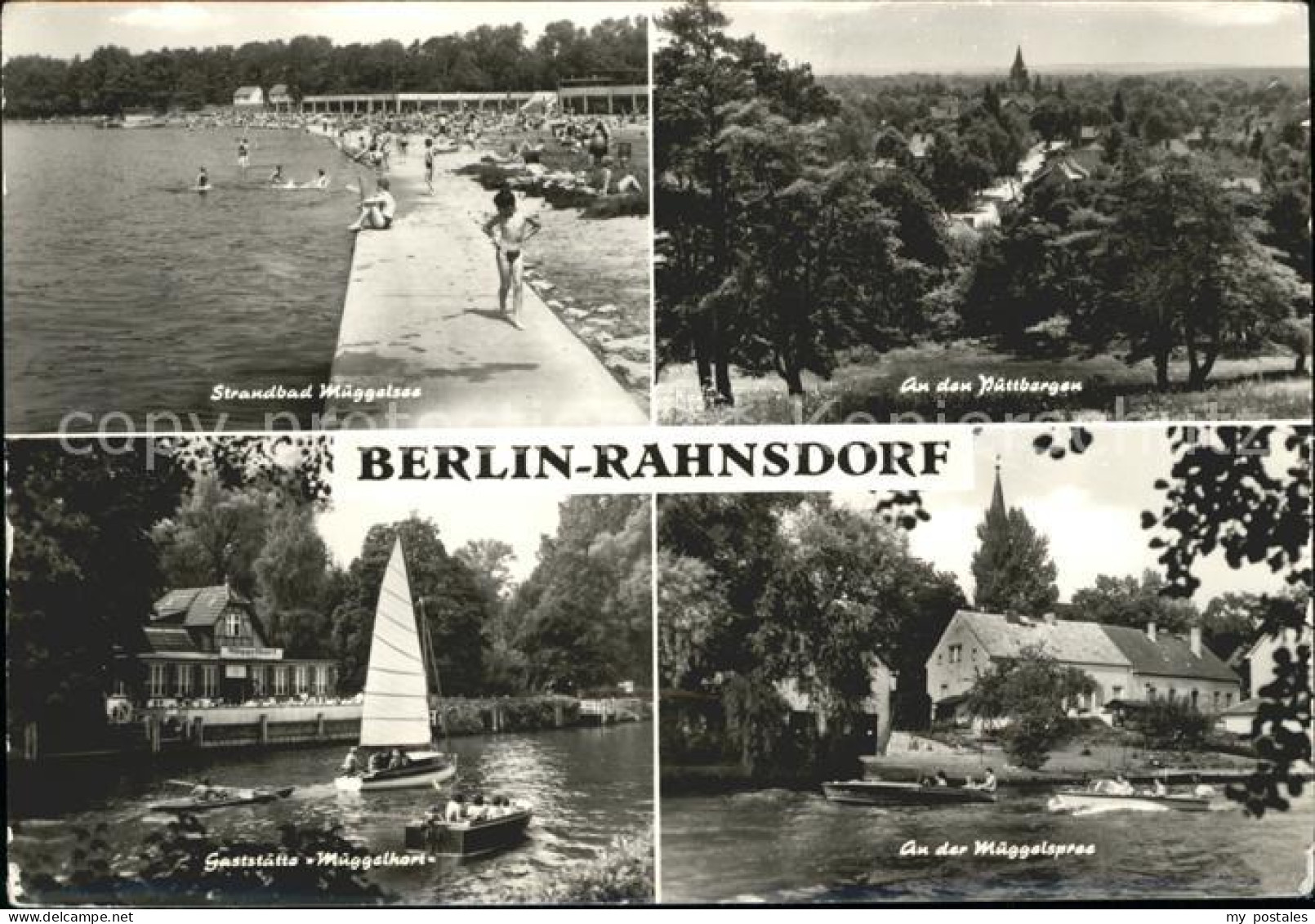 Rahnsdorf Berlin Strandbad Mueggelsee Puttberge Mueggelspree
