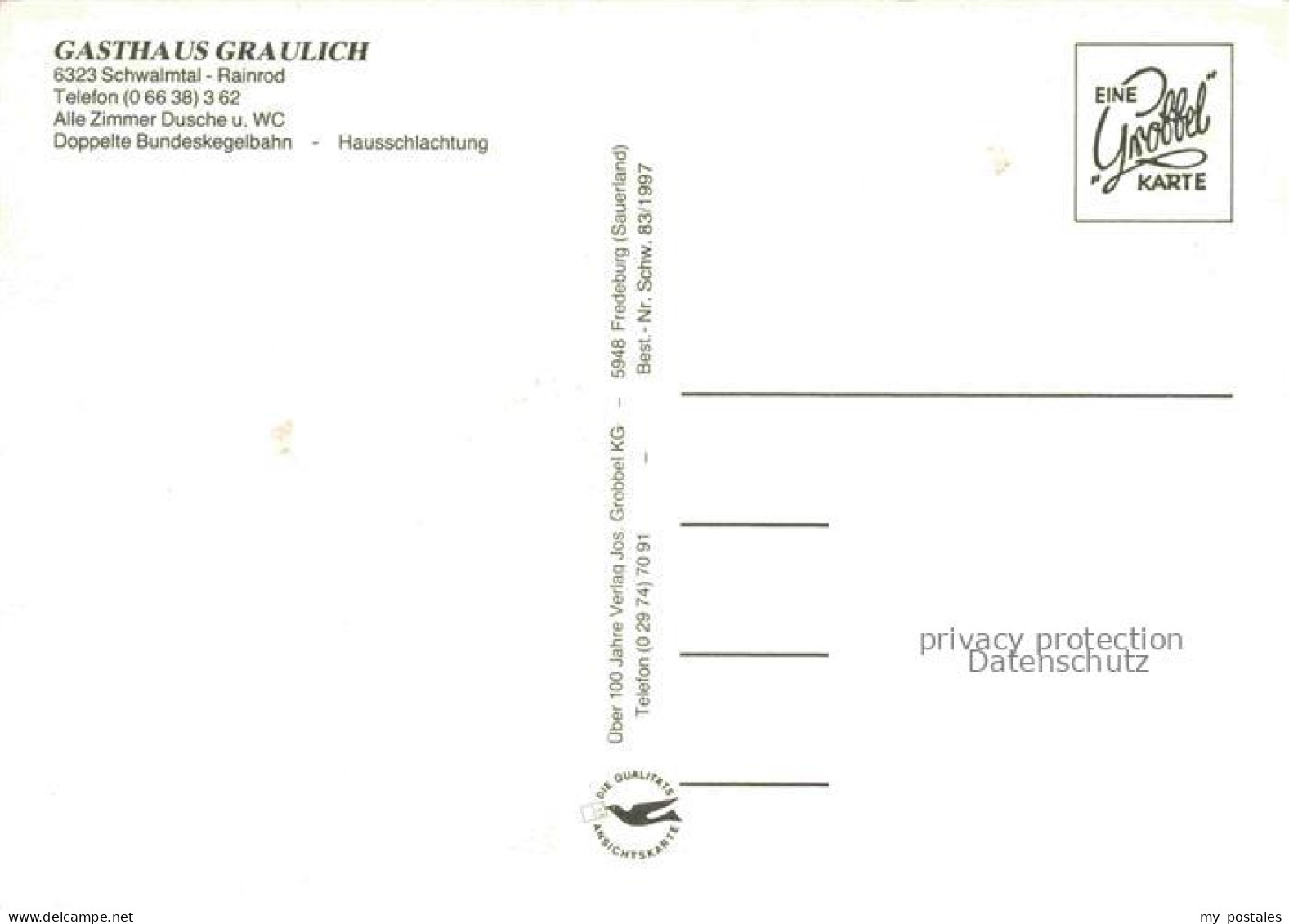 Rainrod Alsfeld de Schwalmtal Vogelsbergkreis Hessen Gasthaus-Graulich Gasthof G
