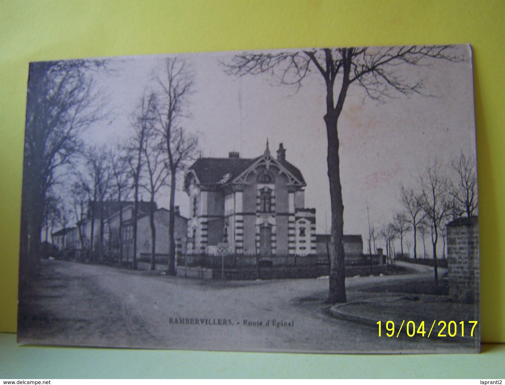 RAMBERVILLERS (VOSGES) ROUTE D'EPINAL