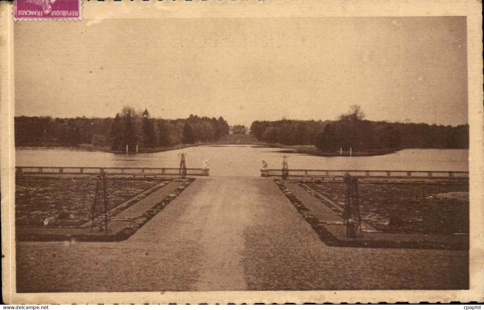 Rambouillet Parterres de canaux - CPA