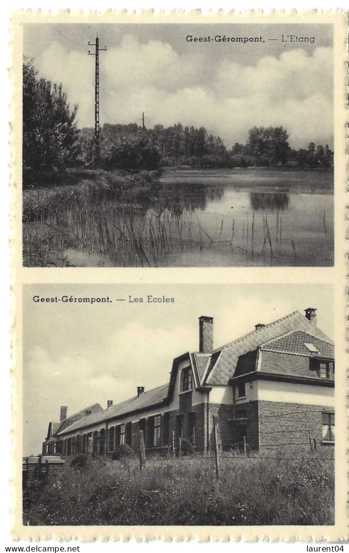 RAMILLIES.  GEEST GEROMPONT.  L'ETANG . LES ECOLES.