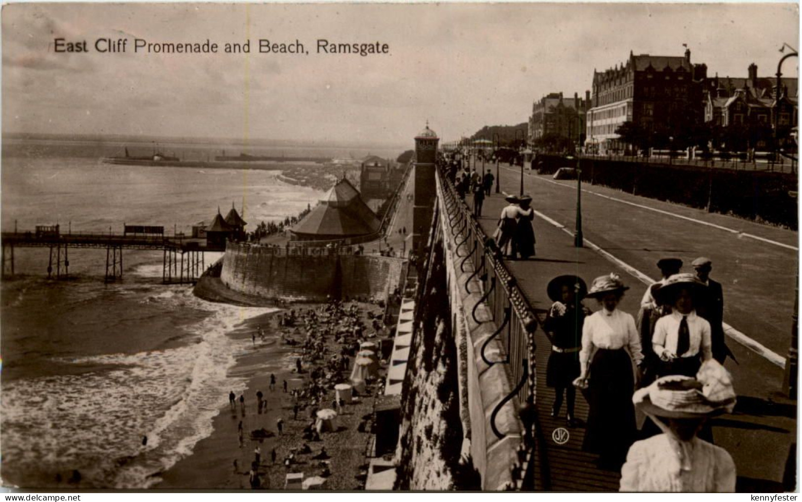 Ramsgate - East Cliff Promenade and Beach