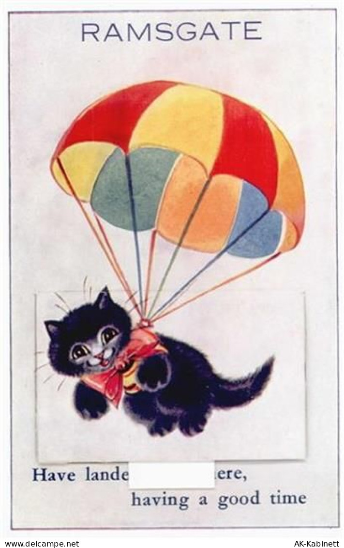 Ramsgate - Ramsgate (Großbritannien) Leporello Katze mit Fallschirm I - 55121054