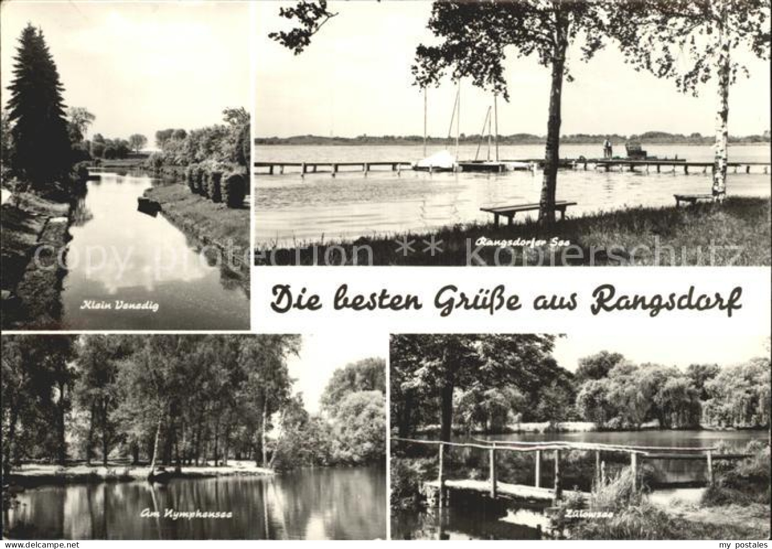 Rangsdorf Klein Venedig Rangsdorfer See Am Nymphensee Zalowsee