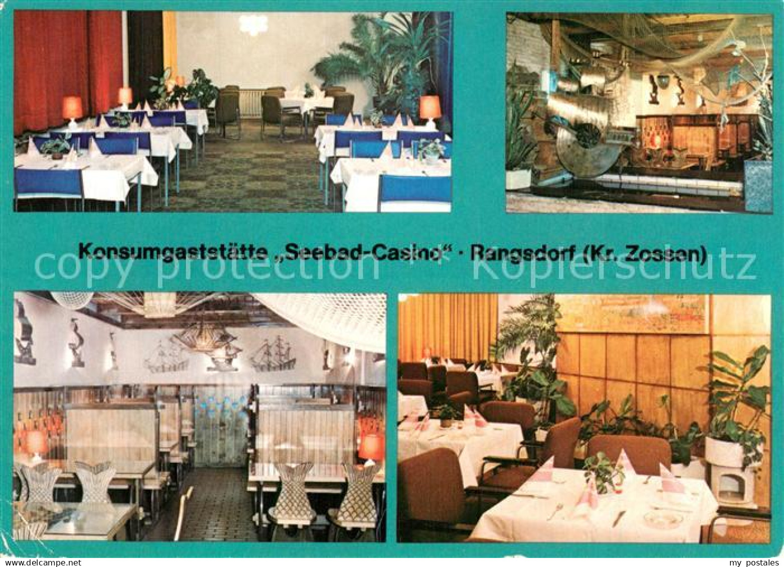 Rangsdorf Konsumgaststaette Seebad Casino Restaurant