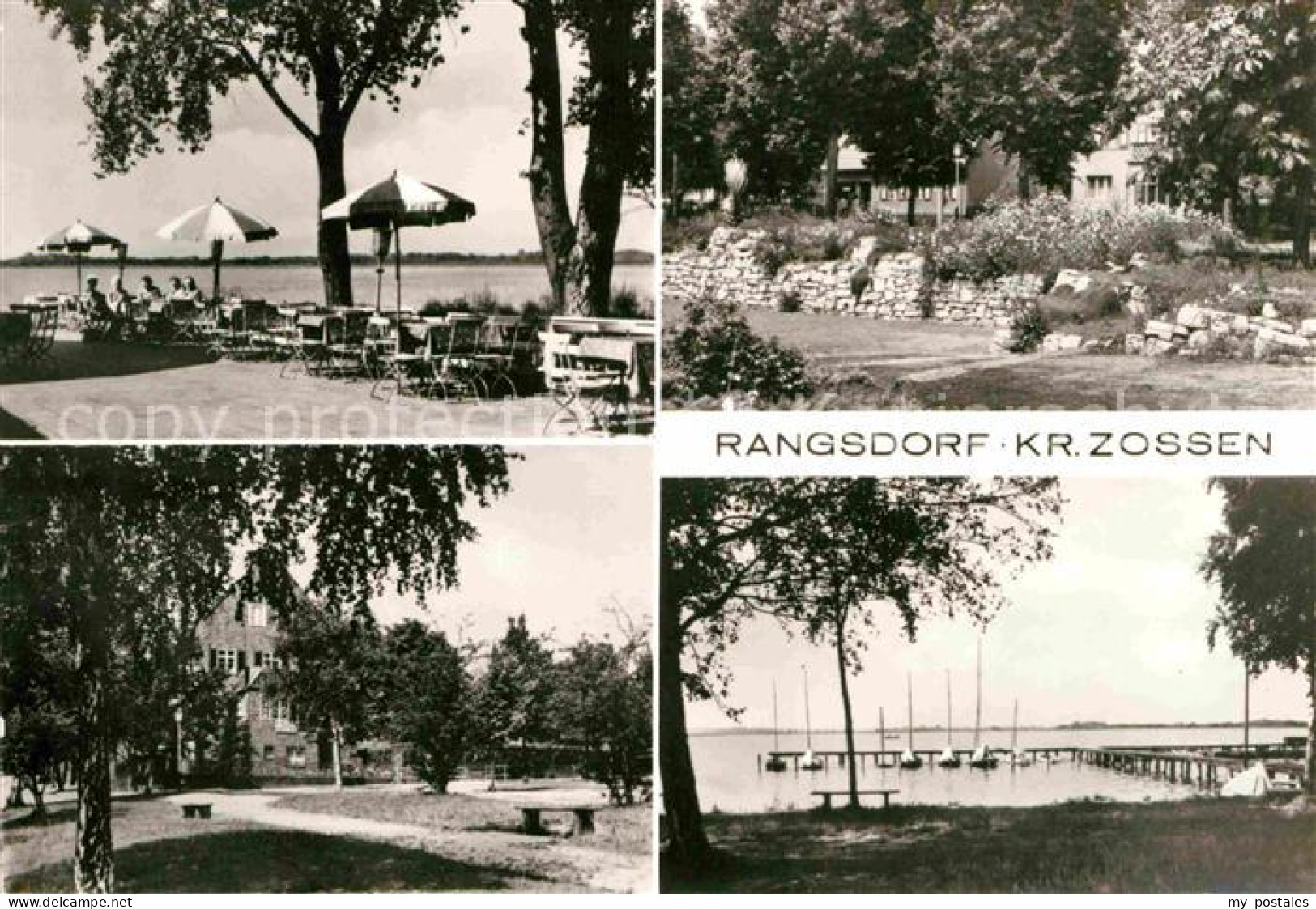 Rangsdorf PGH Rotophot Bestensee Park Terrasse Segelboote