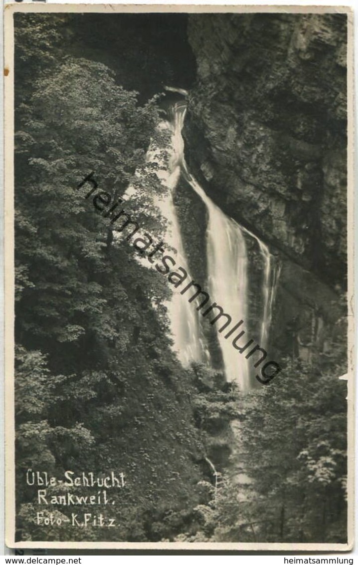 Rankweil - üble Schlucht - Foto-Ansichtskarte
