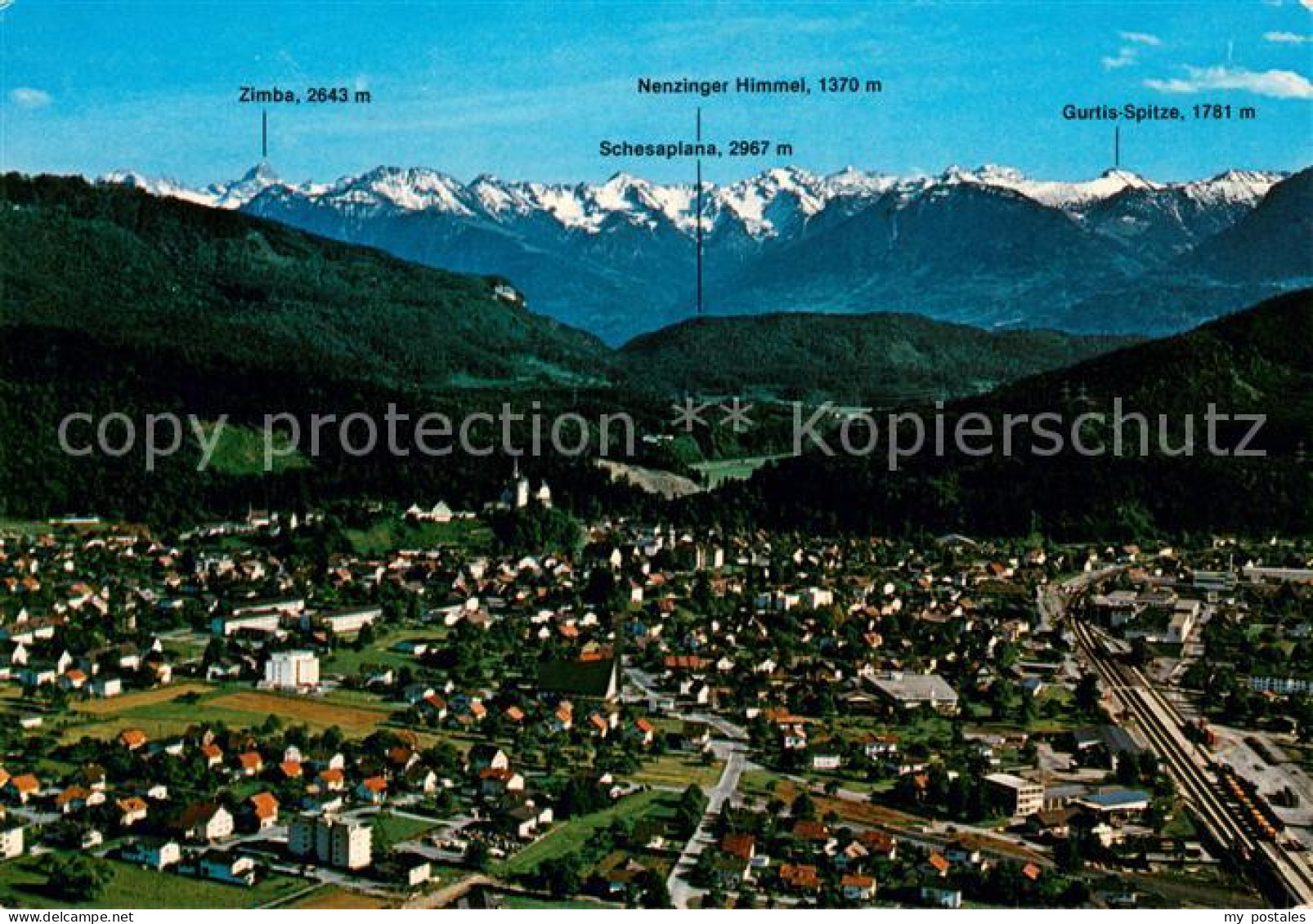 Rankweil Vorarlberg Fliegeraufnahme