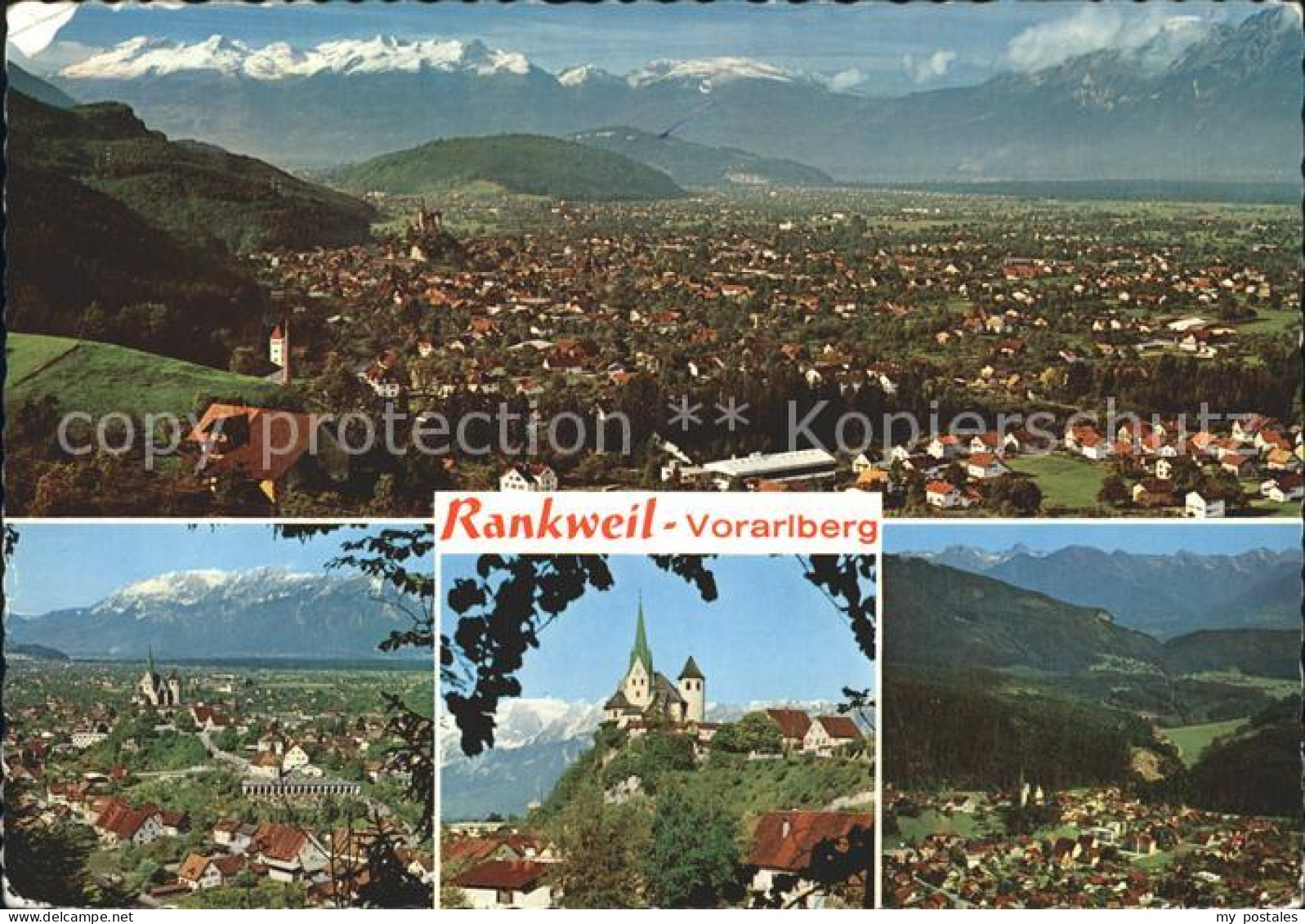 Rankweil Vorarlberg Panorama Teilansichten Schloss