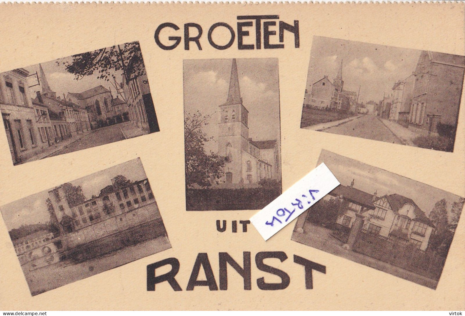 RANST :   groeten uit  (  carnet kaart )