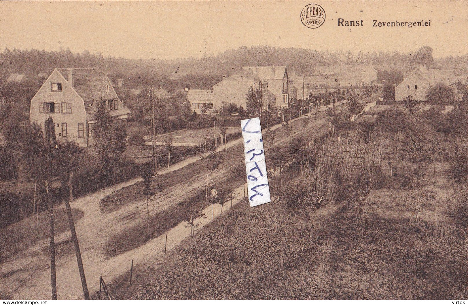 RANST :   Zevenbergenlei  (  carnet kaart )