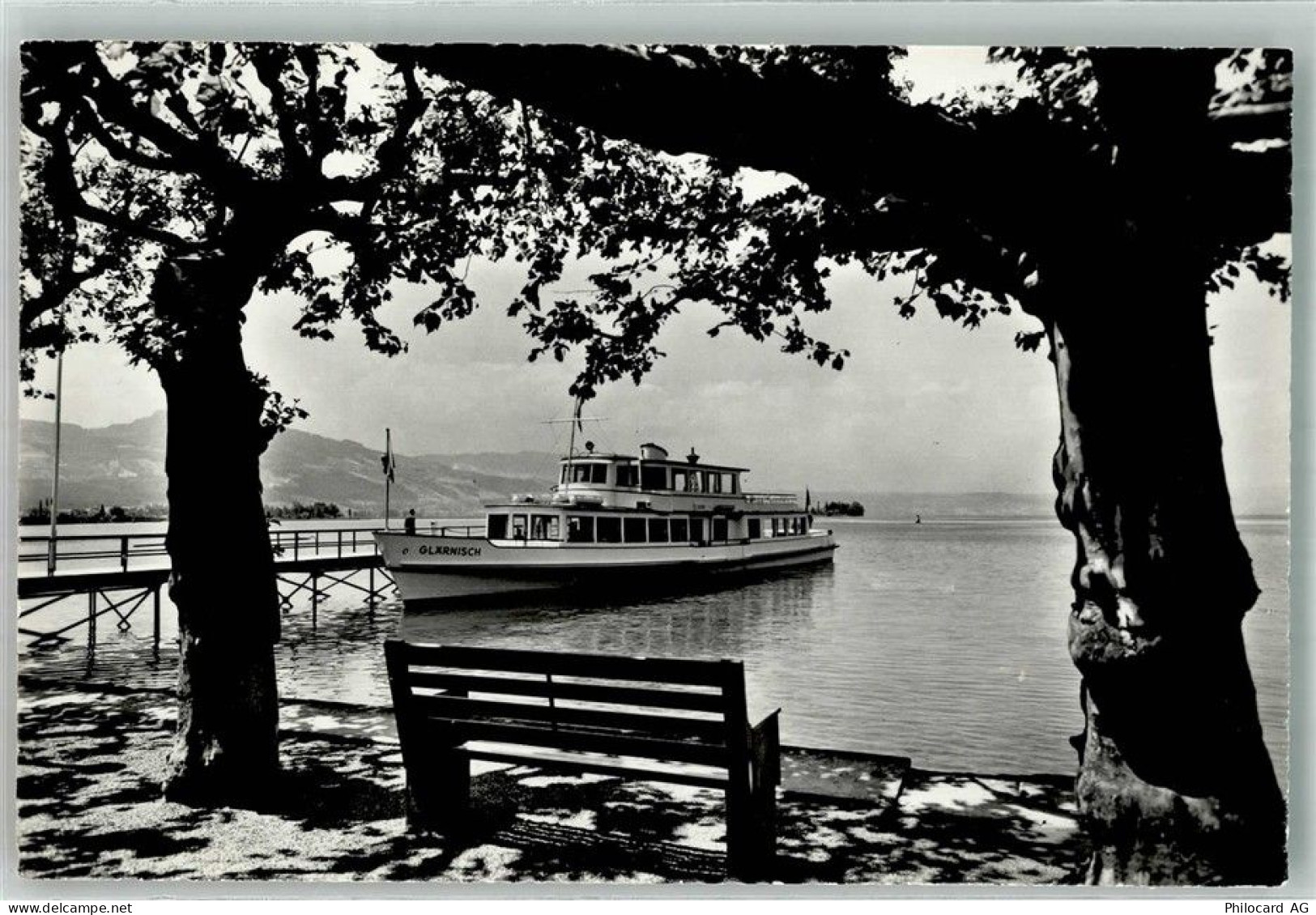 Rapperswil Jona Motoschiff Glärnisch auf dem Zürichsee Binnenschiff Foto... - 38225395