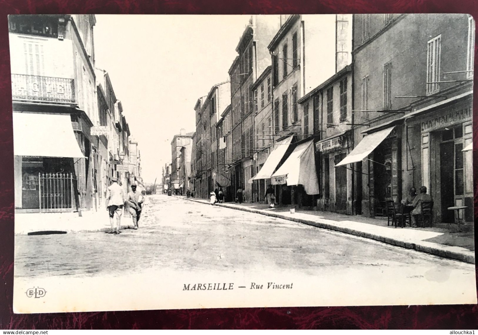Rare Marseille Rue Vincent Saint Barnabé, Saint Julien, Montolivet [13] B-d-R Carte Postale-CPA