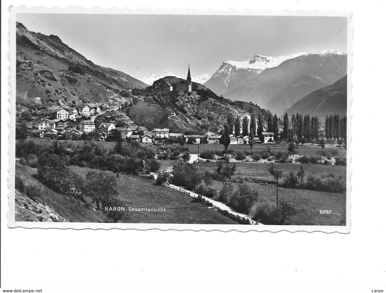 Raron. Gesamlansicht. ( Rarogne)