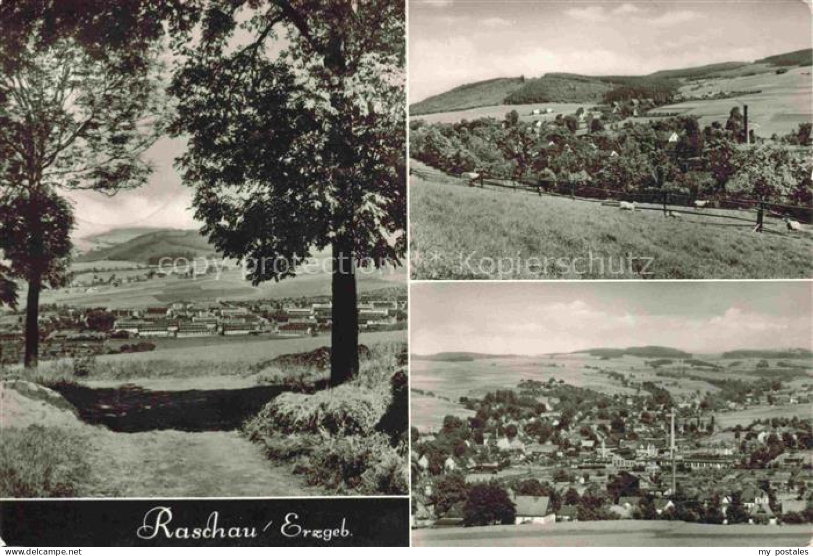Raschau-Markersbach Schwarzenberg Erzgebirgskreis Sachsen Panorama Erzgebirge Hu