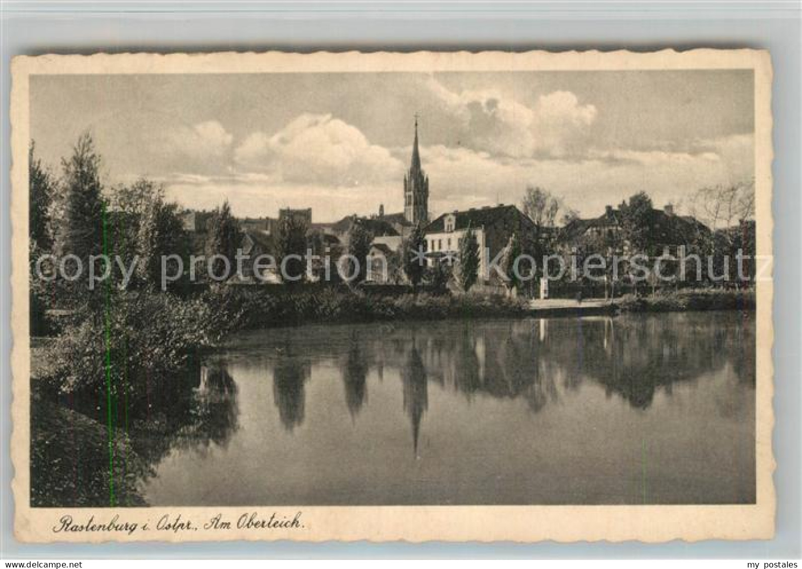 Rastenburg Ostpreussen Oberteich Kirche