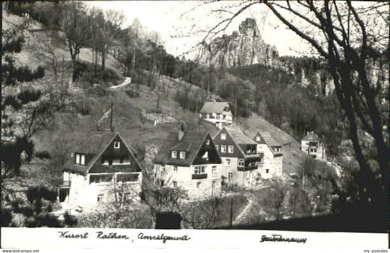 Rathen Saechsische Schweiz Rathen Amselgrund x 1967