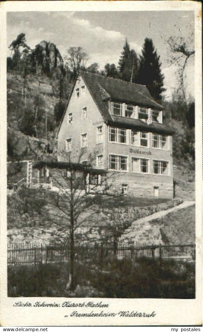 Rathen Saechsische Schweiz Rathen Fremdenheim x 1956