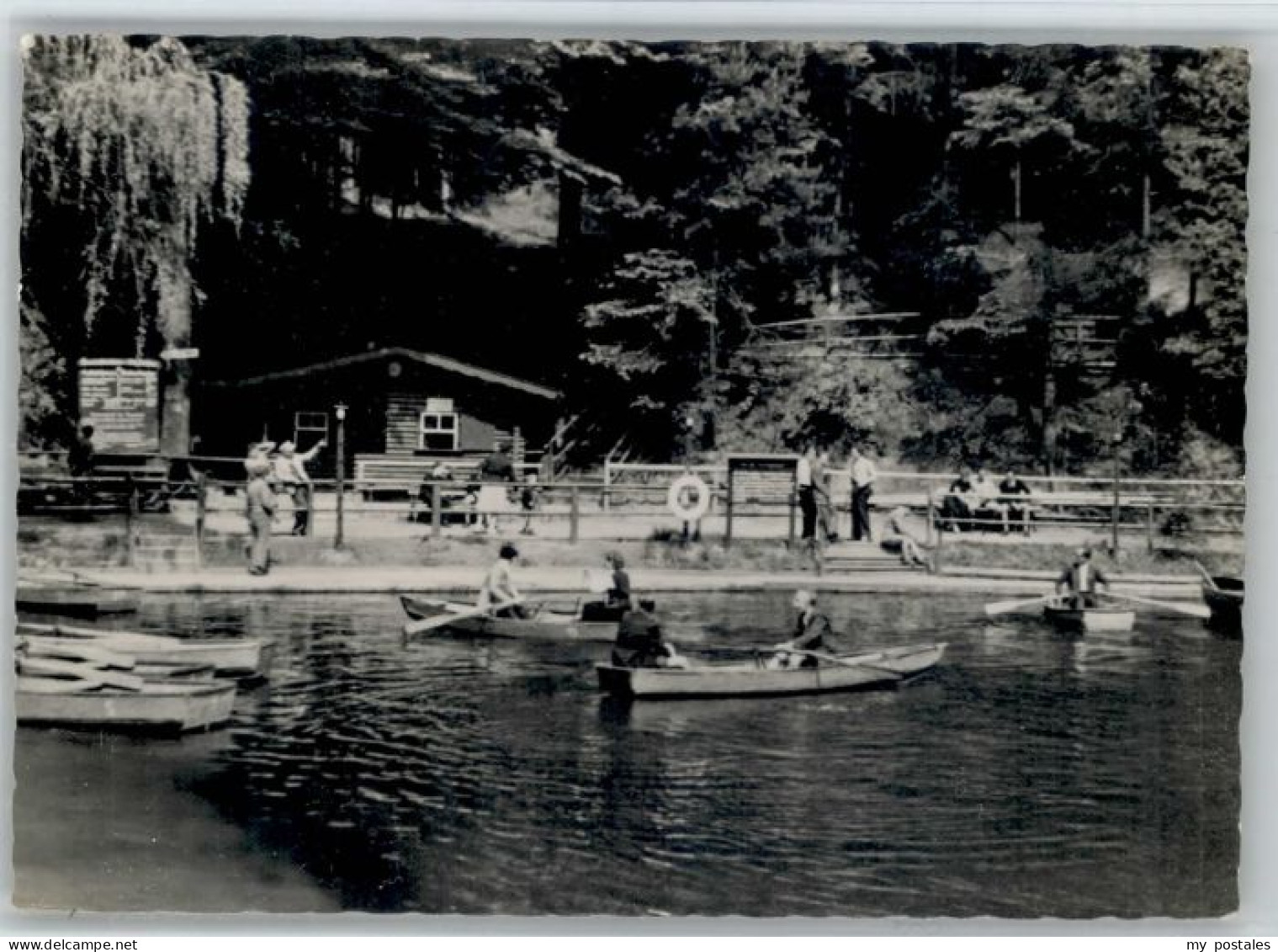 Rathen Saechsische Schweiz Rathen Sachsen Amselsee Bootstation