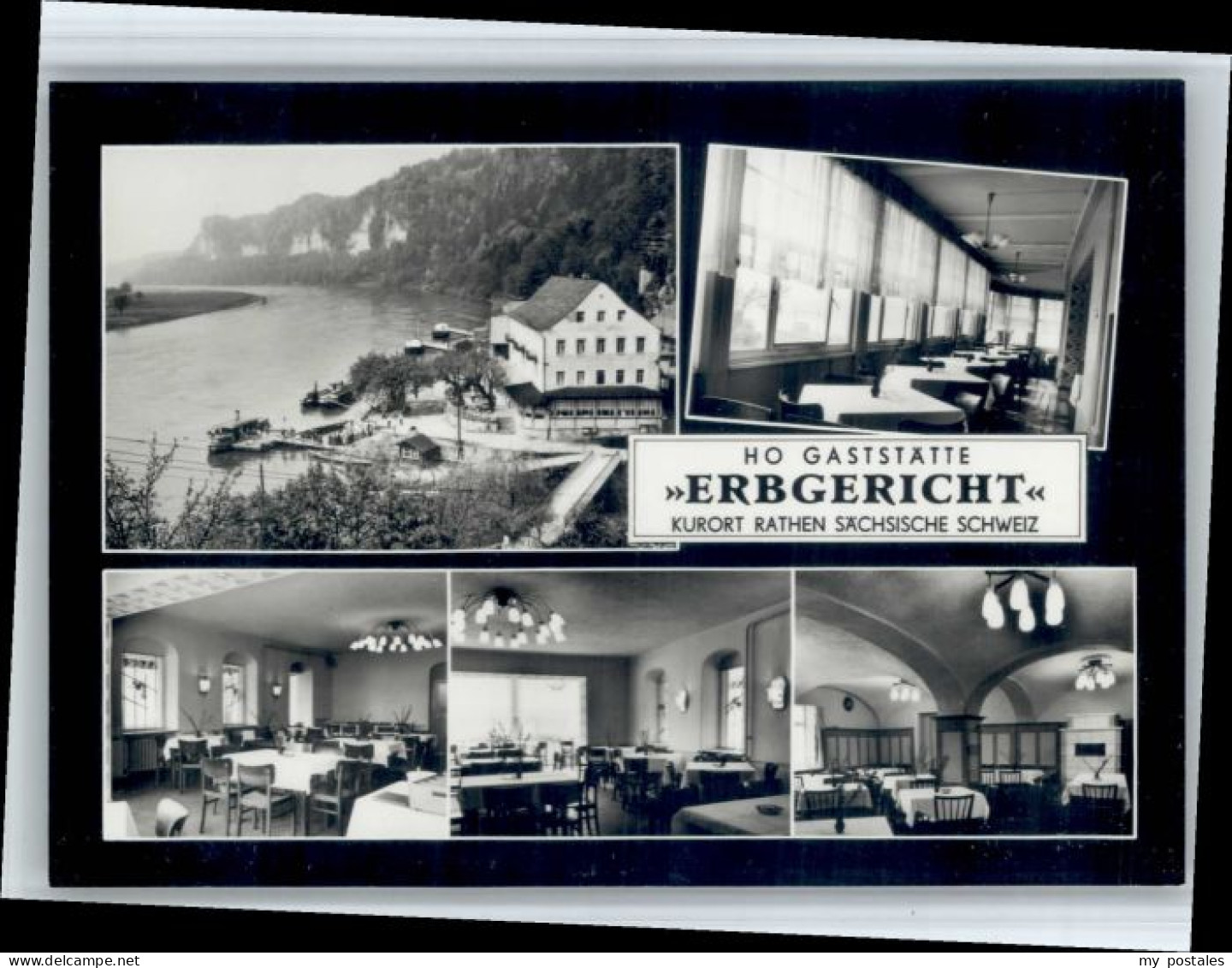 Rathen Saechsische Schweiz Rathen Sachsen Gaststaette Erbgericht