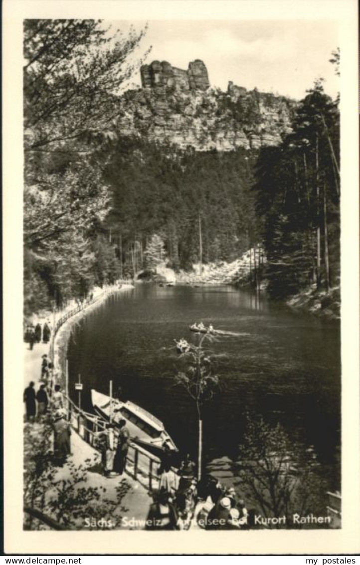 Rathen Saechsische Schweiz Rathen See