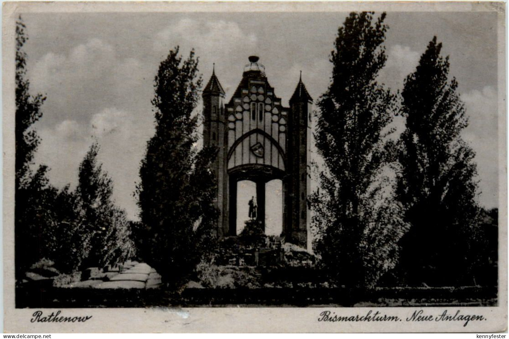 Rathenow - Bismarckturm - Neue Anlagen