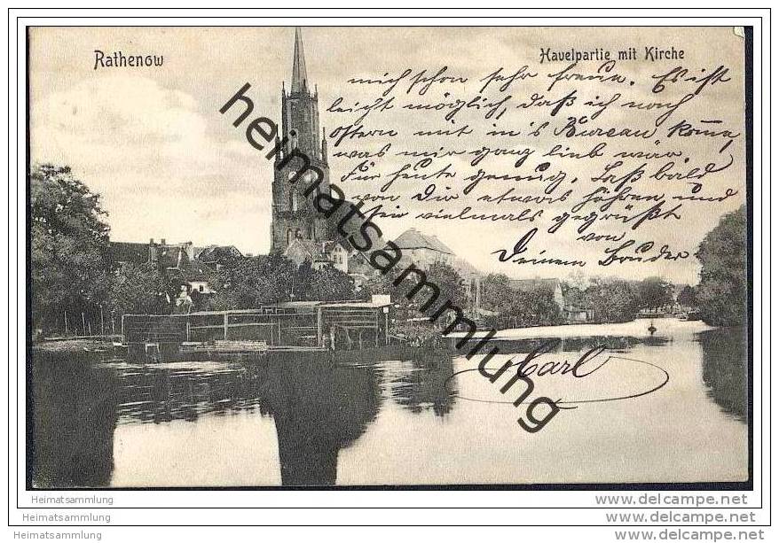 Rathenow - Havelpartie - Kirche