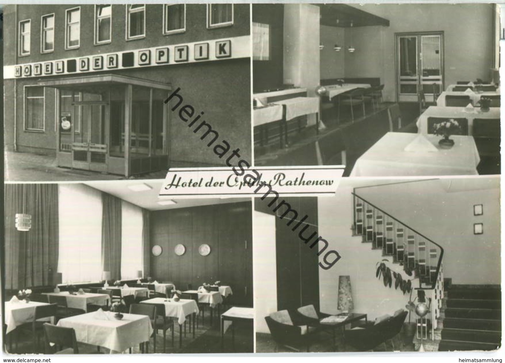 Rathenow - Hotel der Optik - Foto-Ansichtskarte