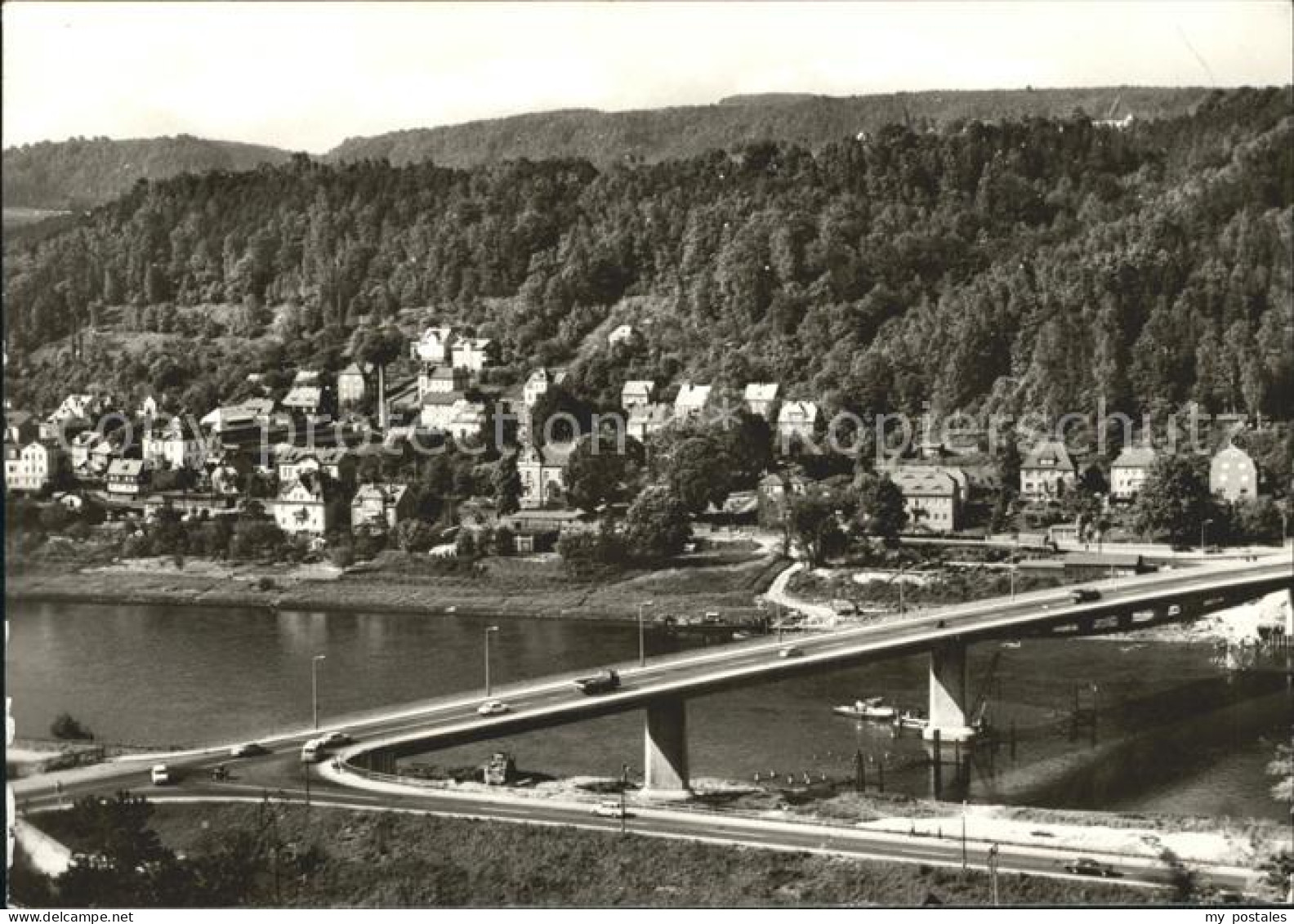 Rathmannsdorf Pirna Bruecke Teilansicht