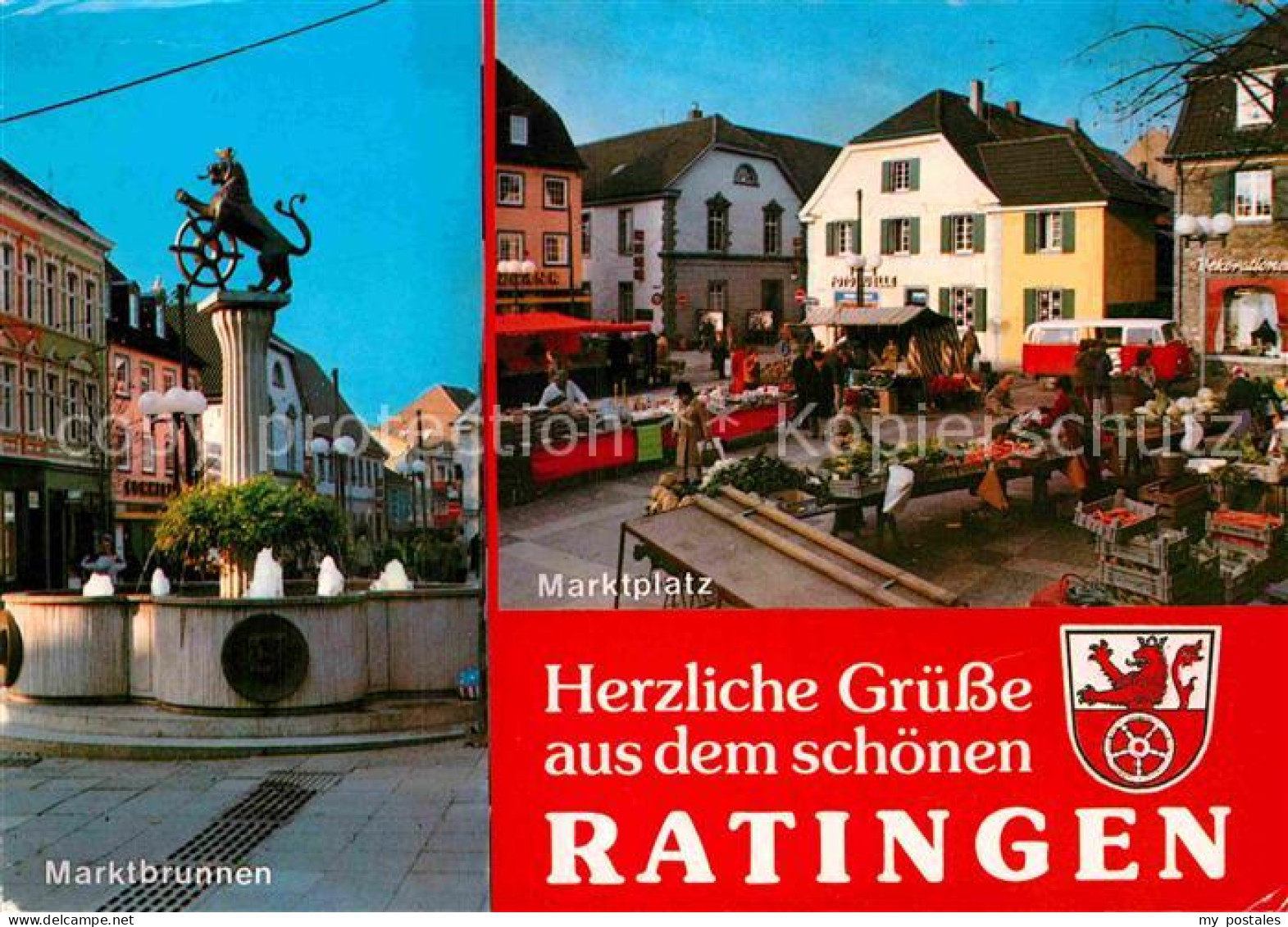 Ratingen Marktbrunnen Marktplatz Markt