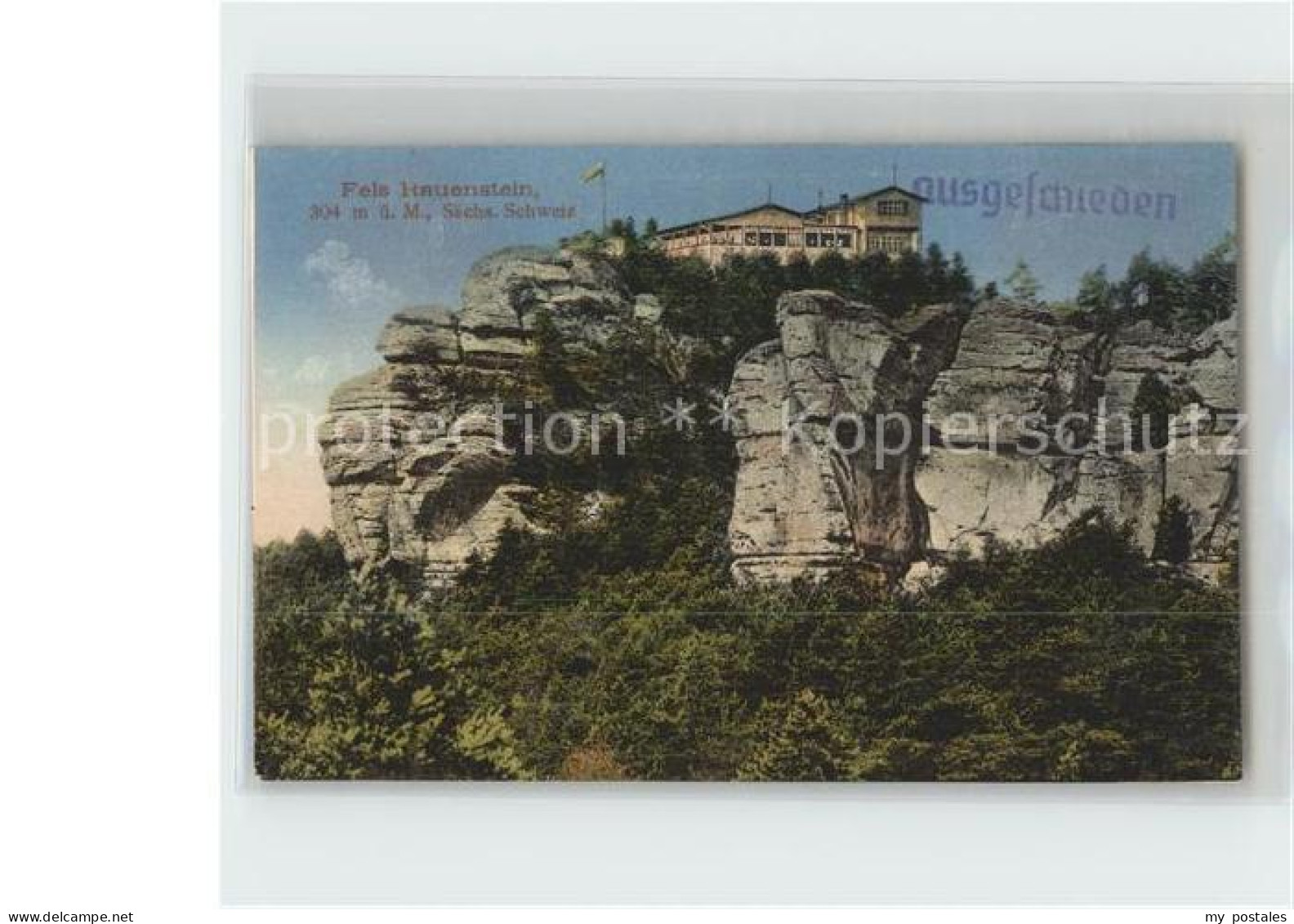 Rauenstein Saechsische Schweiz Fels Rauenstein