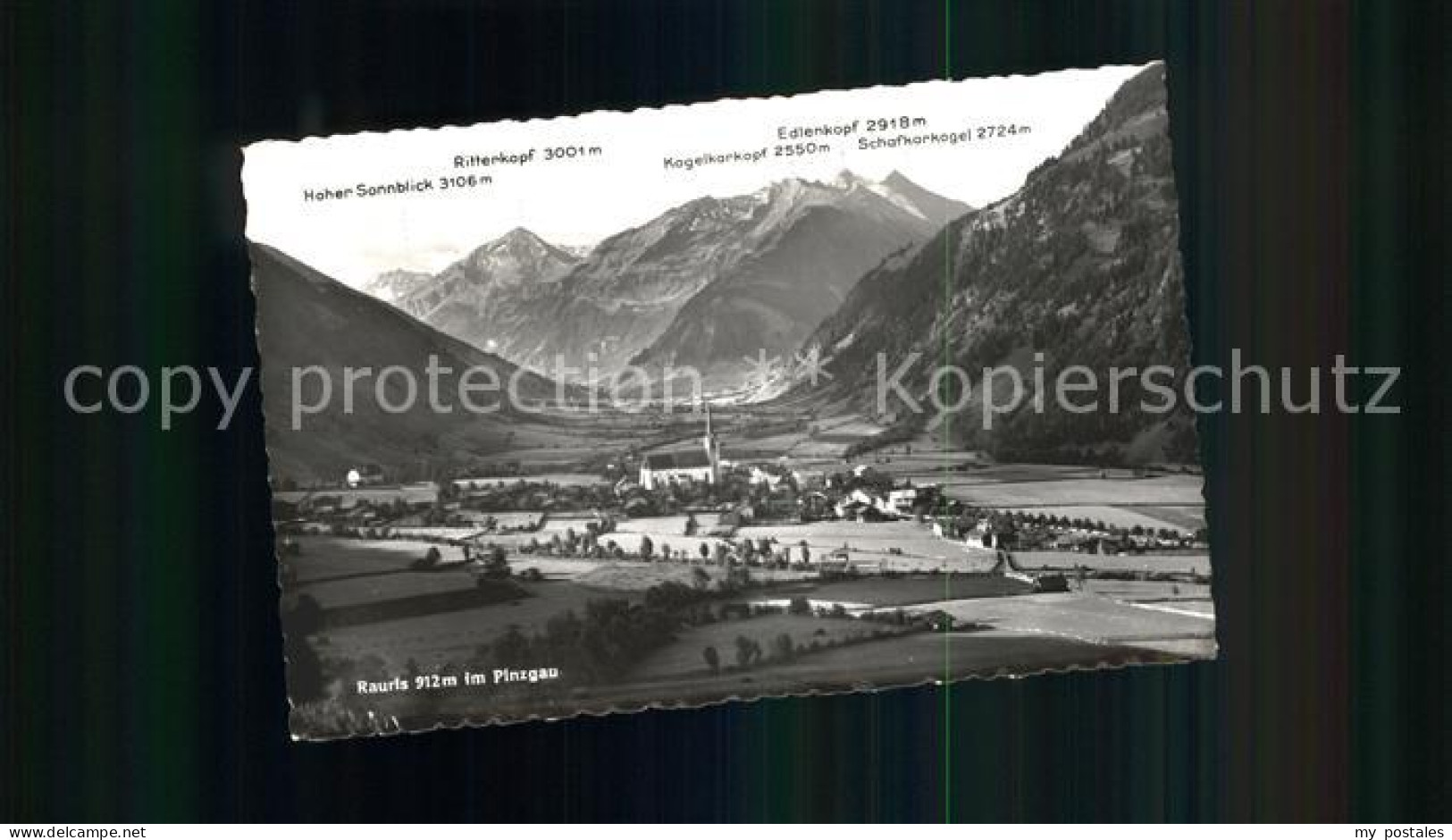 Rauris Gesamtansicht mit Alpenpanorama