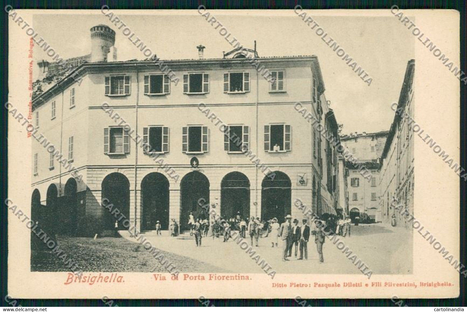 Ravenna Brisighella cartolina QQ9908