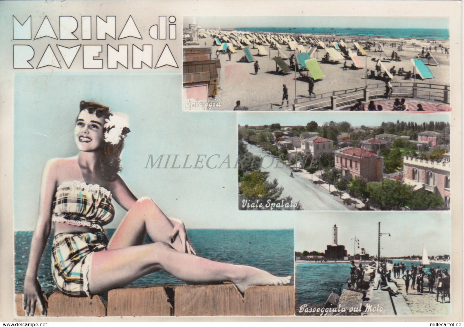 RAVENNA - Marina, Vedute 1956