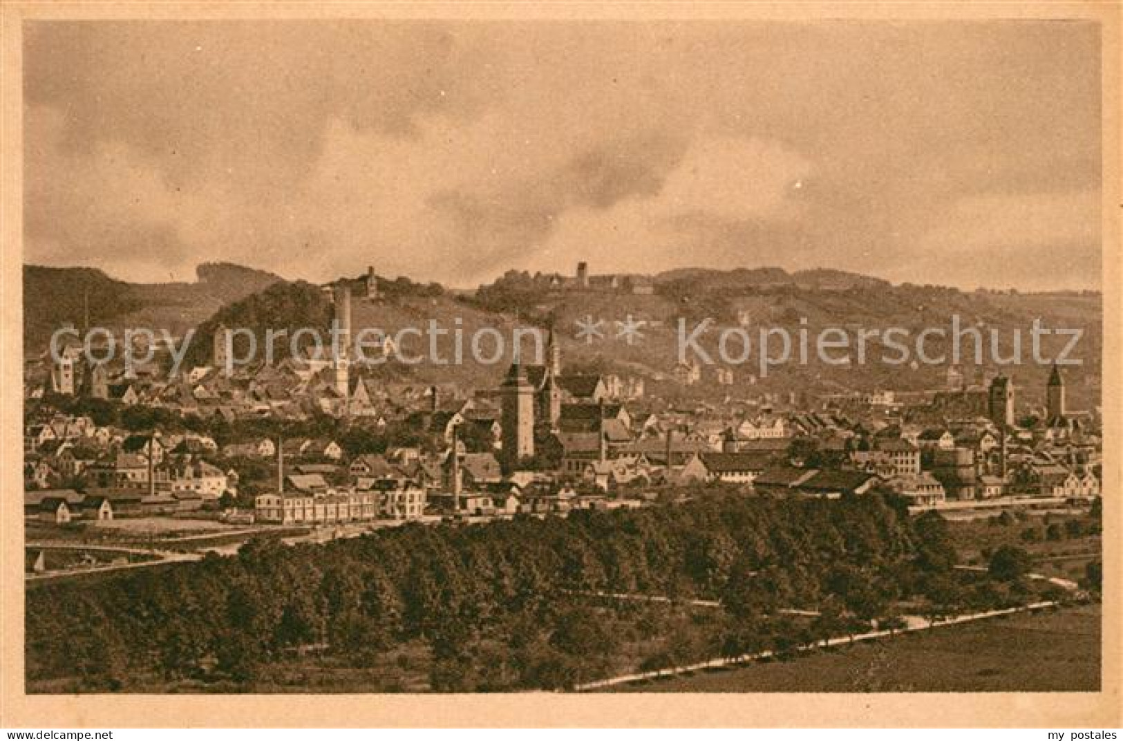 Ravensburg Wuerttemberg Panorama