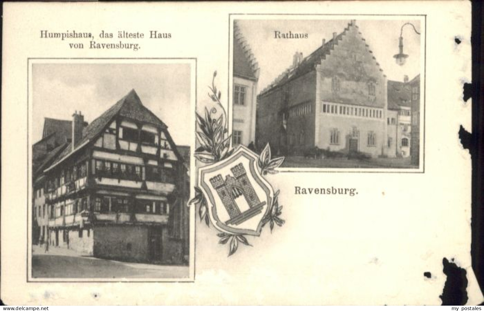 Ravensburg Wuerttemberg Ravensburg Humpishaus Rathaus Wappen