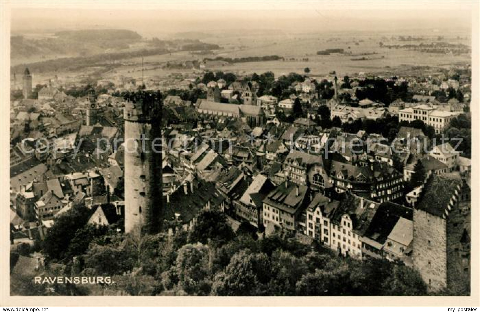 Ravensburg Wuerttemberg Stadtblick