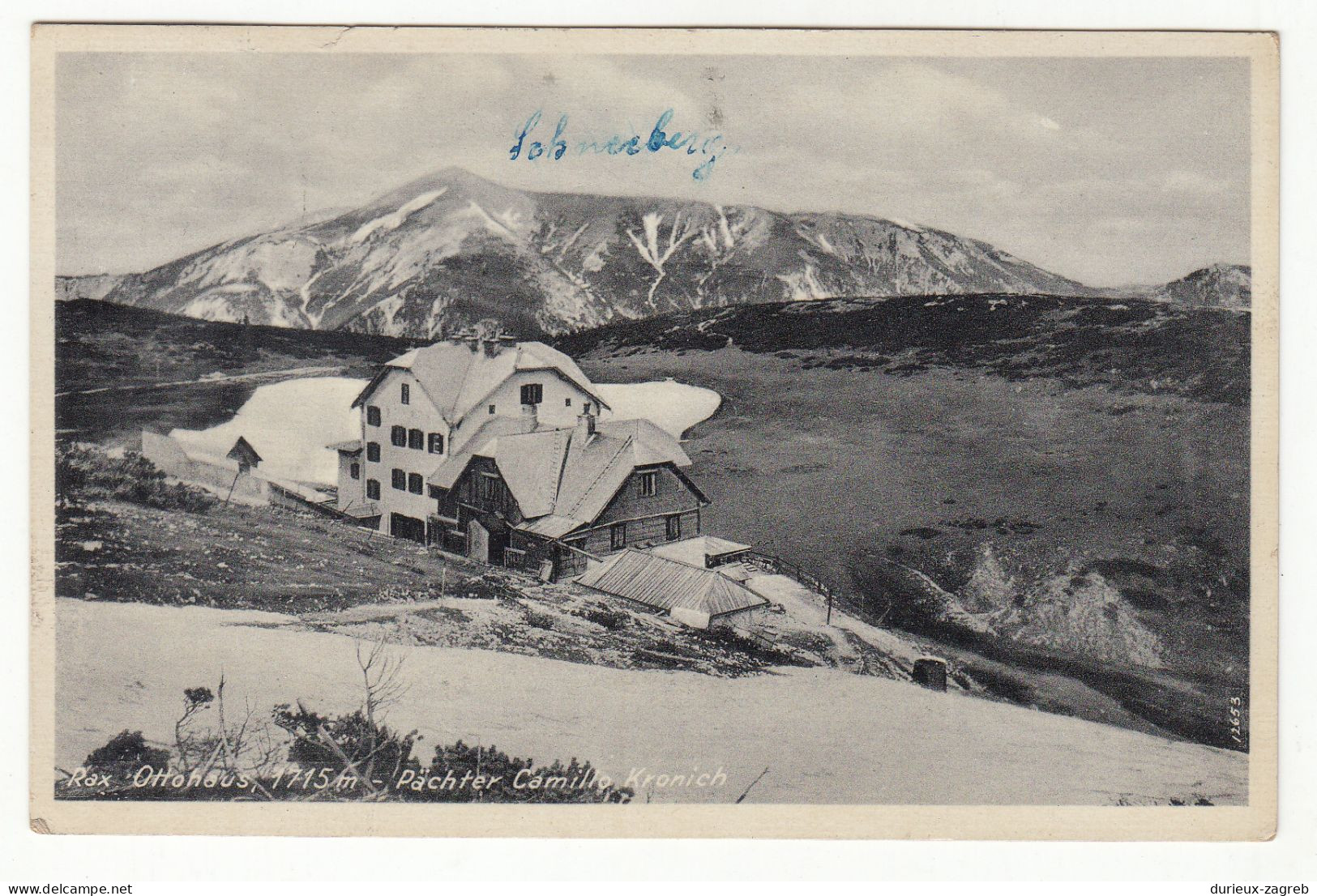 Rax - Ottohaus old postcard posted 1941 b230810
