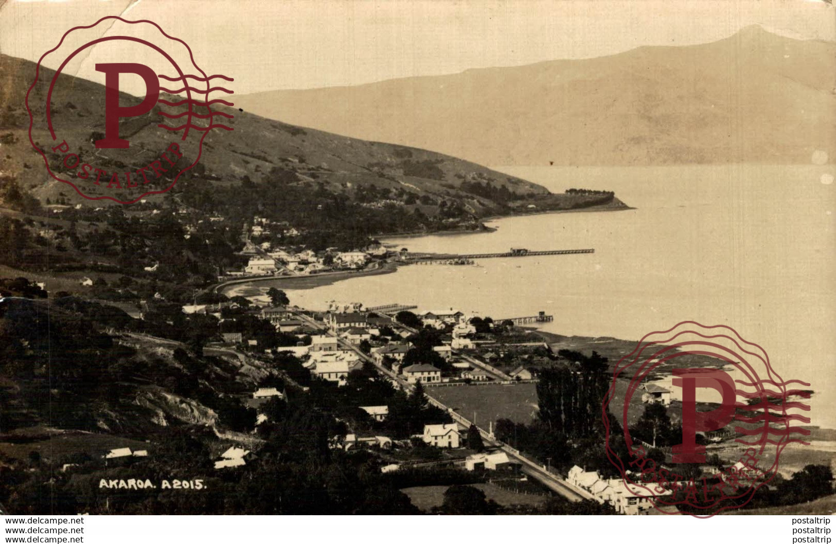 REAL PHOTO AKAROA   NEW ZEALAND NUEVA ZELANDA