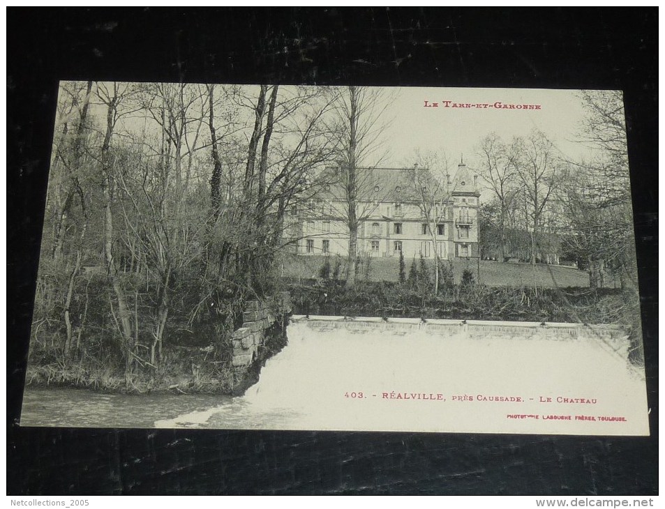 REALVILLE, PRES CAUSSADE - LE CHATEAU - 82 TARN & GARONNE (Q)